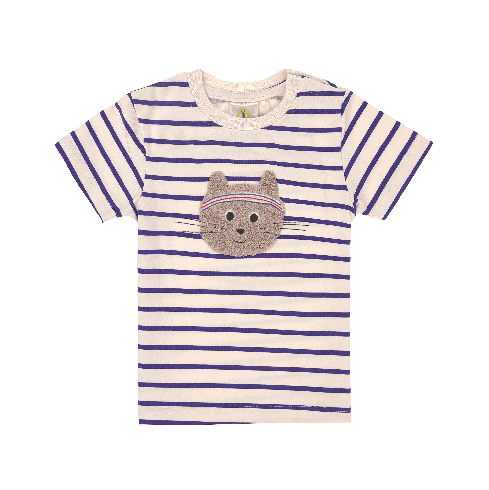 Lässig Lässig - T-shirt Jersey GOTS - Striped Cat - Pearls & Swines