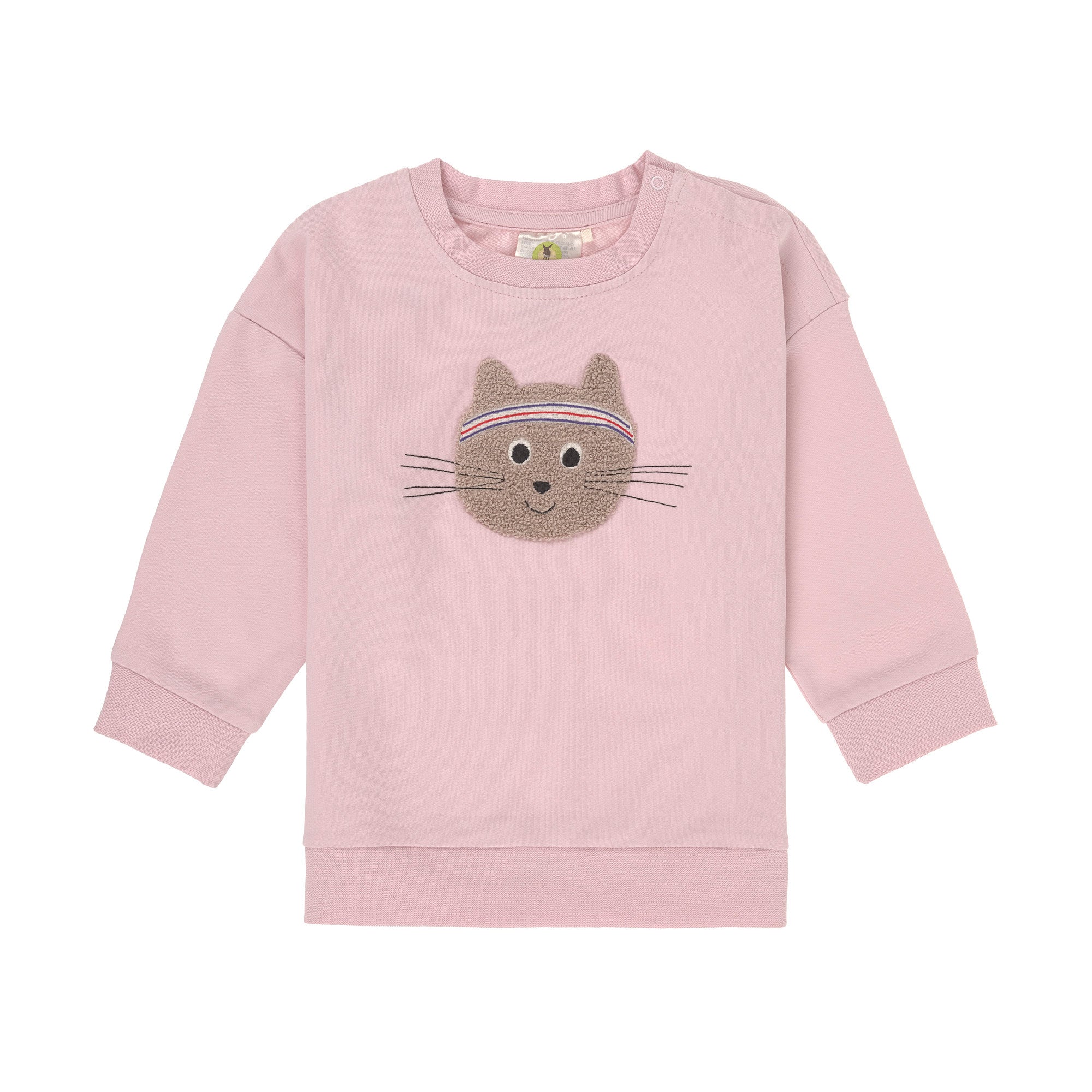 Lässig Lässig - Kids Sweater GOTS - Cat Cloud Pink - Pearls & Swines