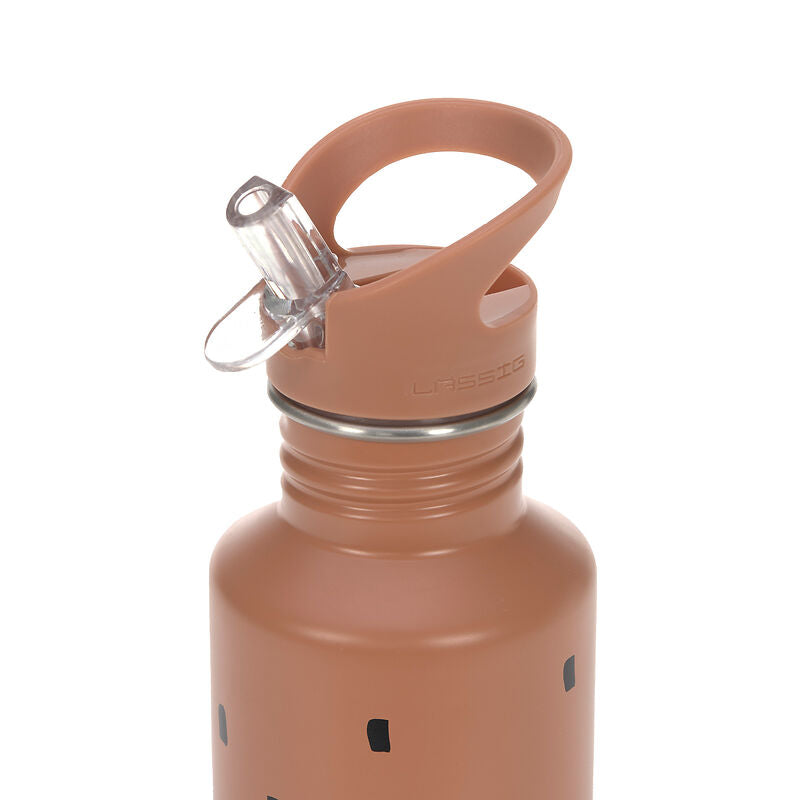 Lässig Lässig - Bottle Stainless Steel - Happy Prints caramel - Pearls & Swines