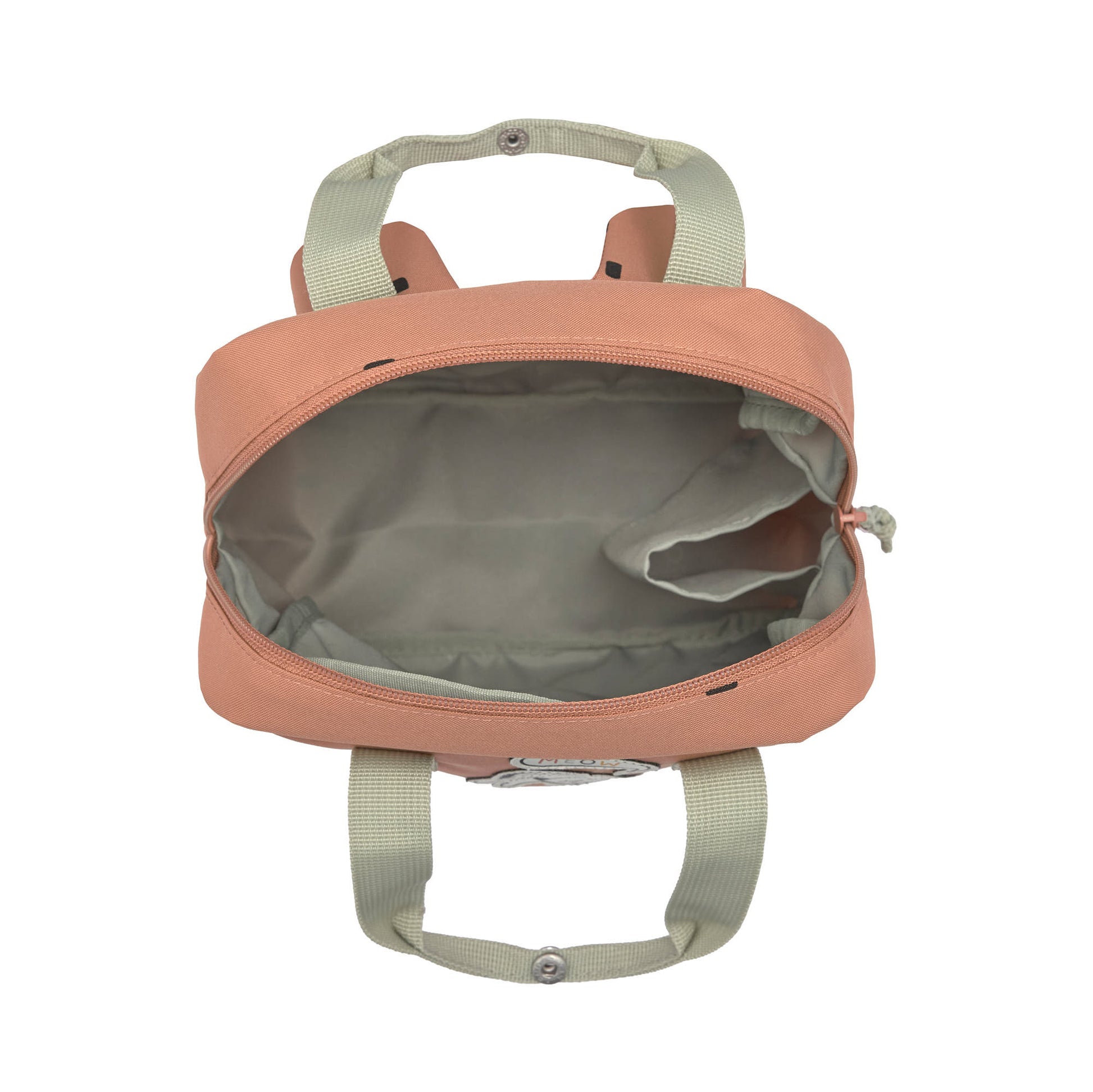 Lässig Lässig - Mini Square Backpack - Happy Prints, caramel - Pearls & Swines