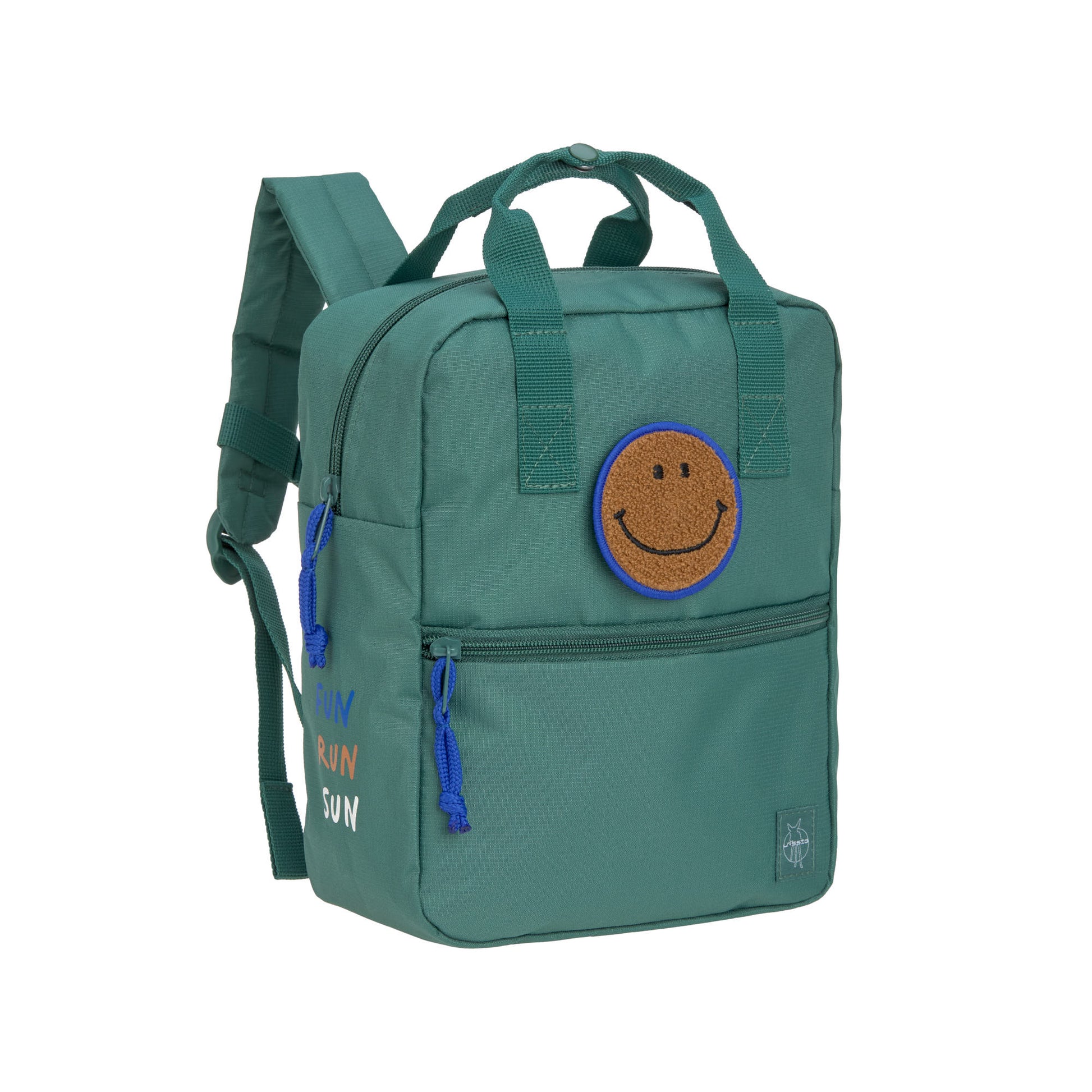 Lässig Lässig Mini Square Backpack - Little Gang, dark green - Pearls & Swines