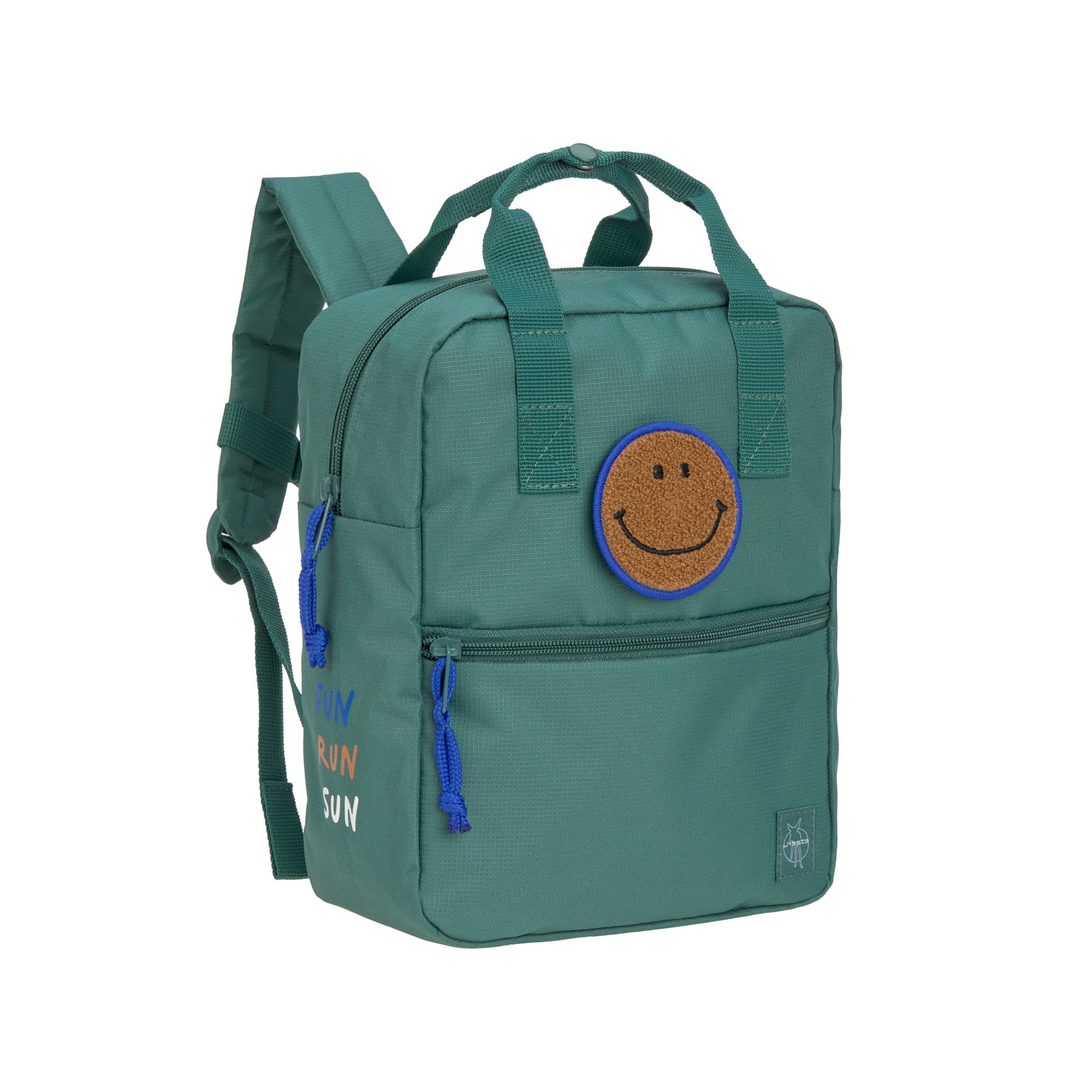 Lässig Lässig Mini Square Backpack - Little Gang, dark green - Pearls & Swines