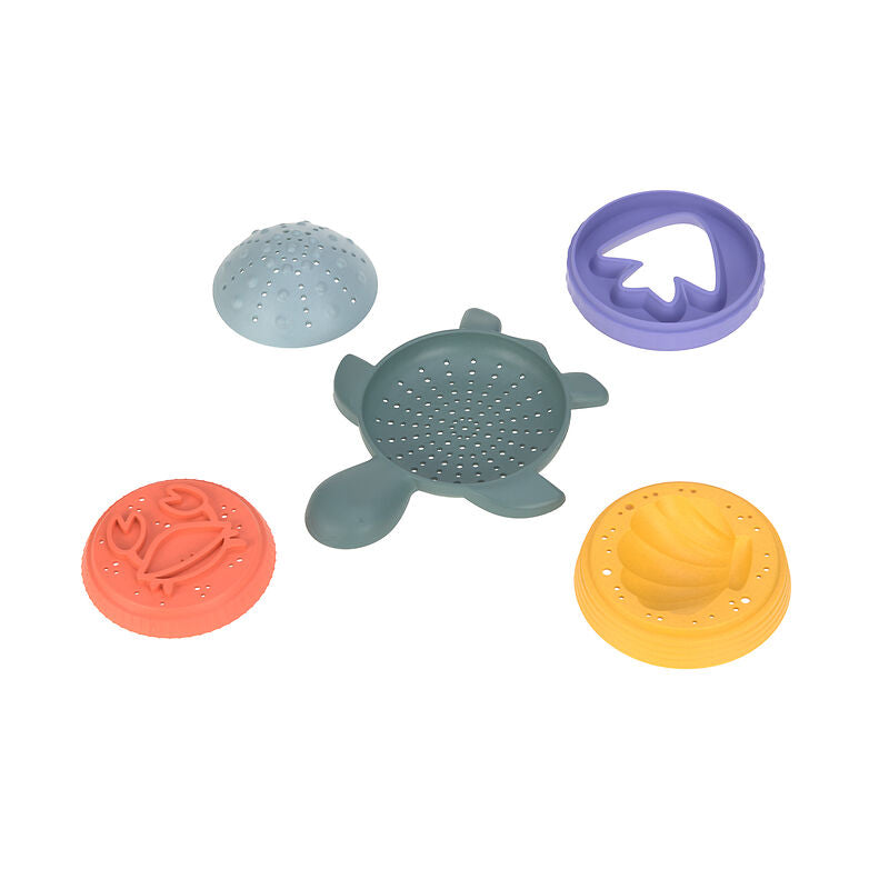 Lässig Lässig - Stacking Toy Turtle - Green - Pearls & Swines