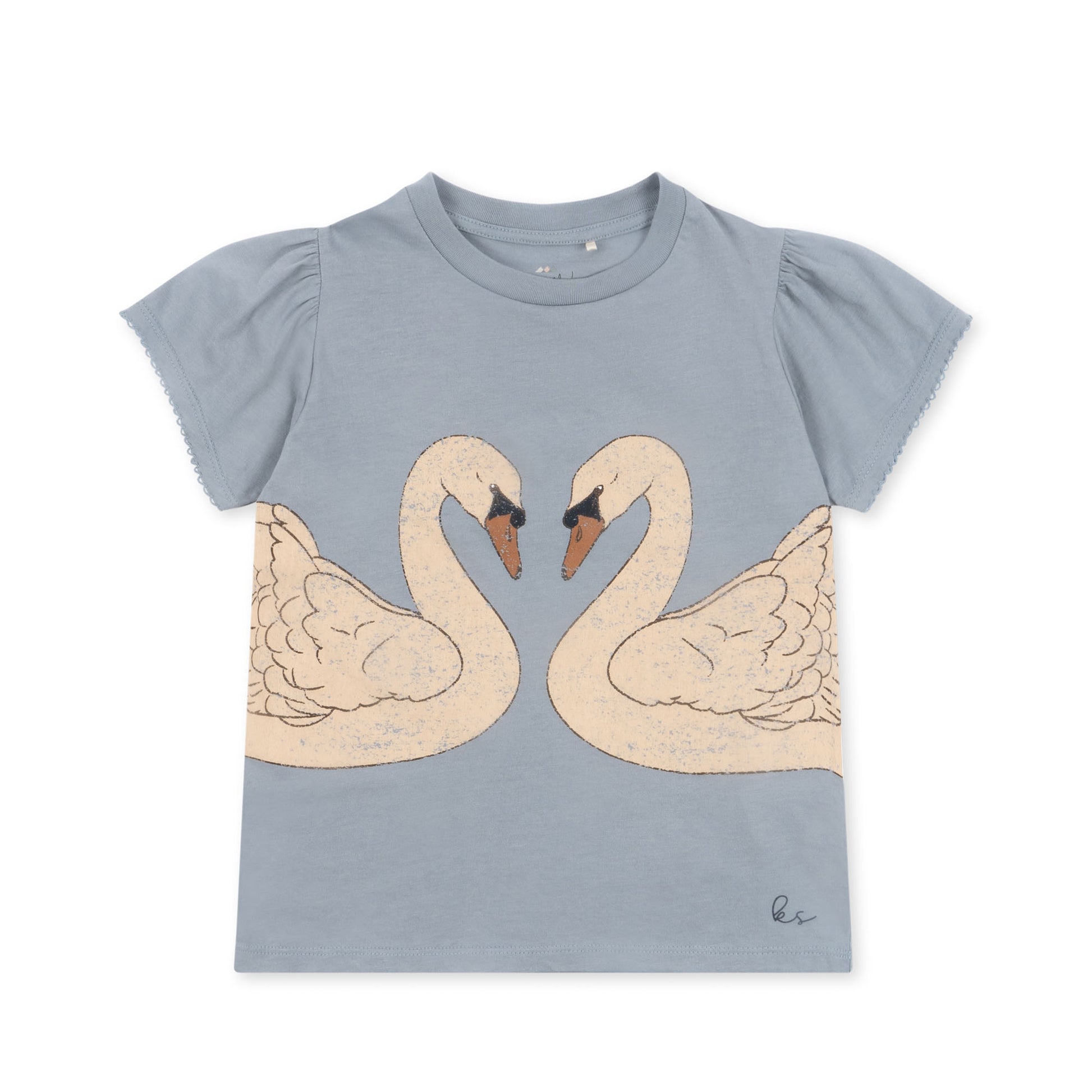 Konges Sløjd Konges Sløjd Famo Puff Tee - Tradewinds - Pearls & Swines