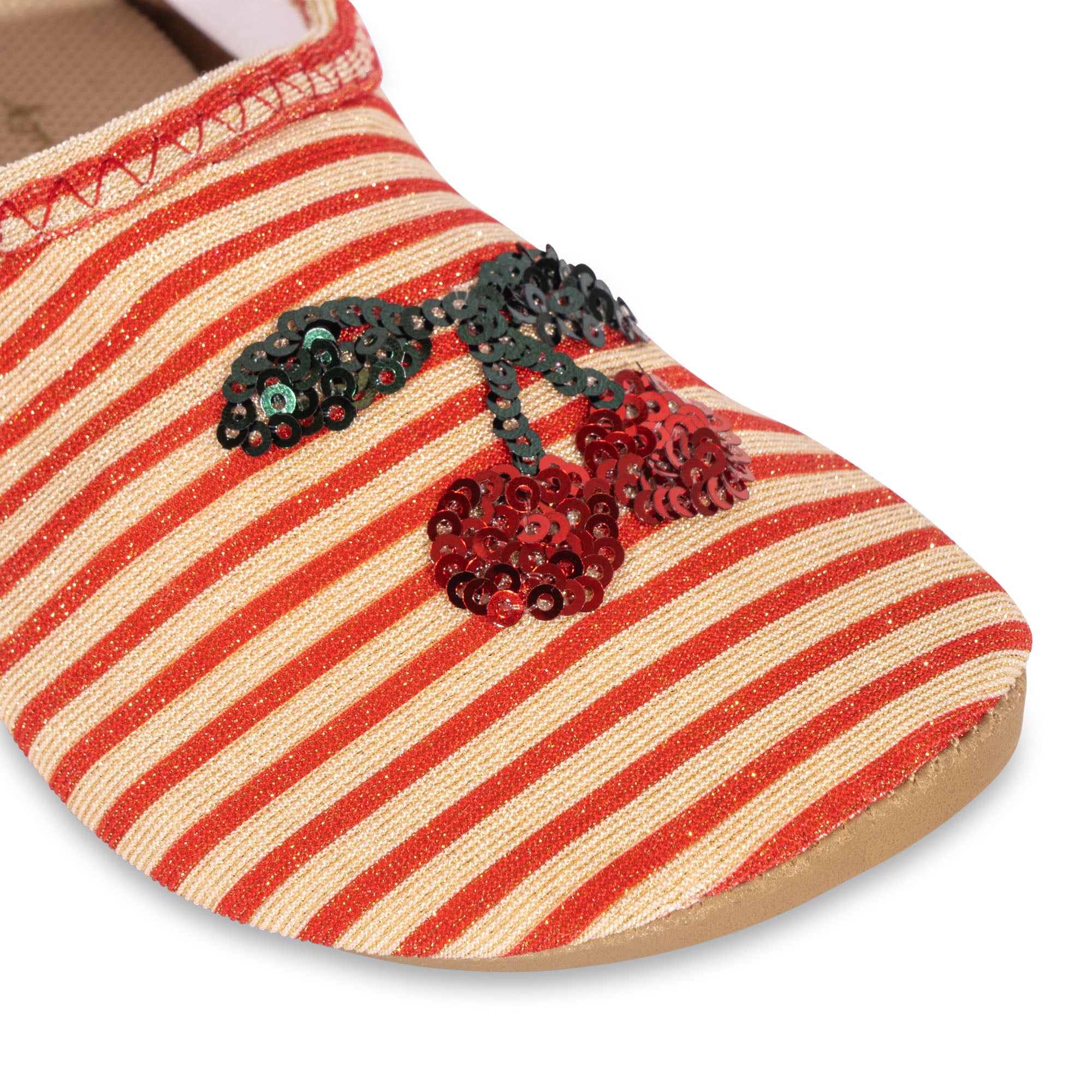 Konges Sløjd Konges Sløjd - Jade Swim Shoes - Glitter Stripe - Pearls & Swines
