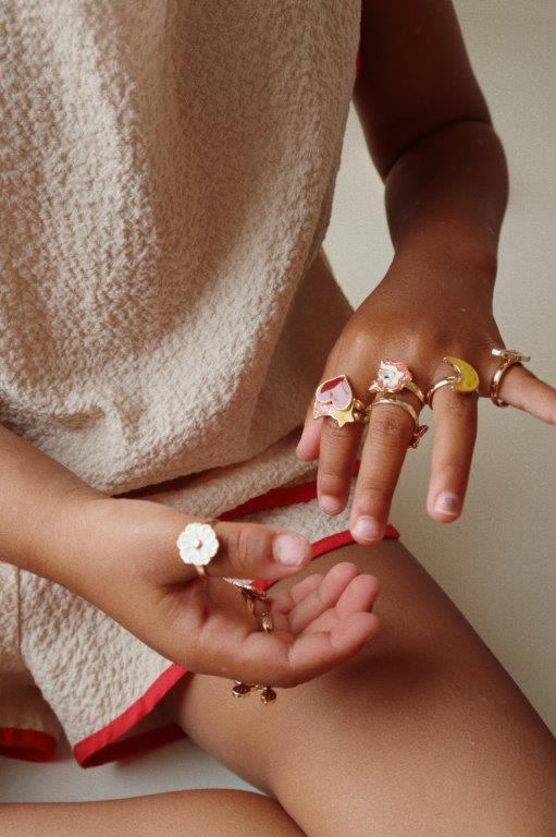 Konges Sløjd Konges Sløjd 12-Pack Ring Set - Pearls & Swines