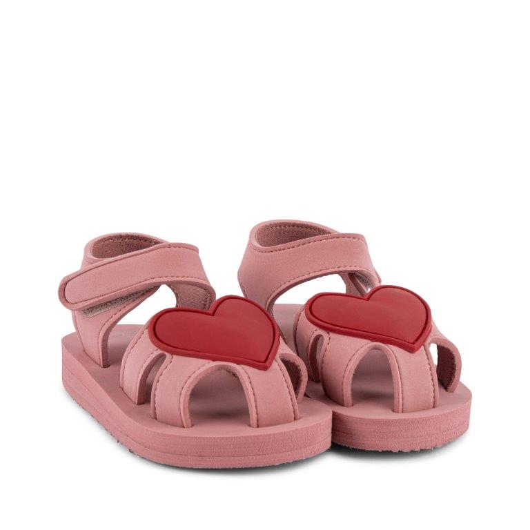 Konges Sløjd Collection Sale - Konges Sløjd - Sable Heart Sandal - Blush - Pearls & Swines