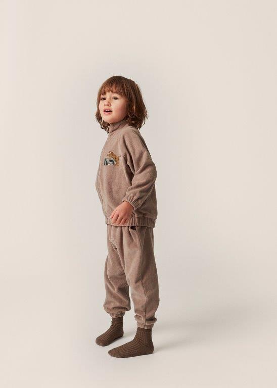 Konges Sløjd Collection Sale - Konges Sløjd Itty Tracksuit Pants Gots - Desert Taupe - Pearls & Swines