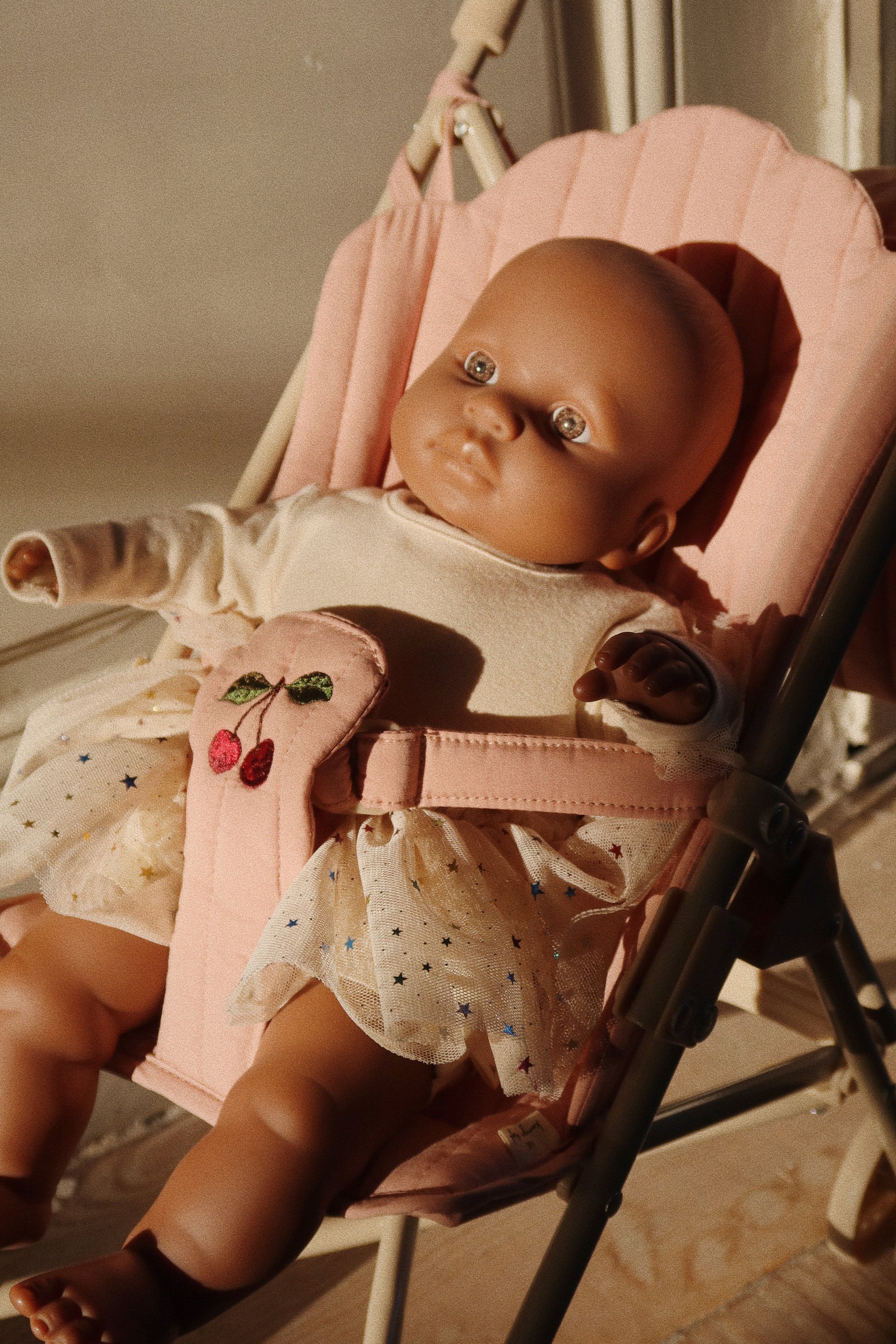 Konges Sløjd Konges Sløjd Doll Stroller - Mahogany Rose - Pearls & Swines