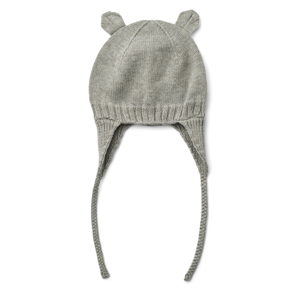 Liewood Collection Sale - Liewood - Violet Baby Bonnet Hat - Grey melange - Pearls & Swines