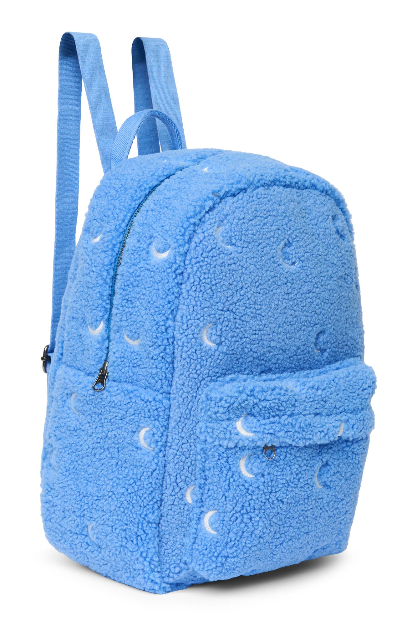 Pearls and Swines Studio Noos - Teddy Midi Backpack with Front Pocket - Light Blue Moon - Pearls & Swines