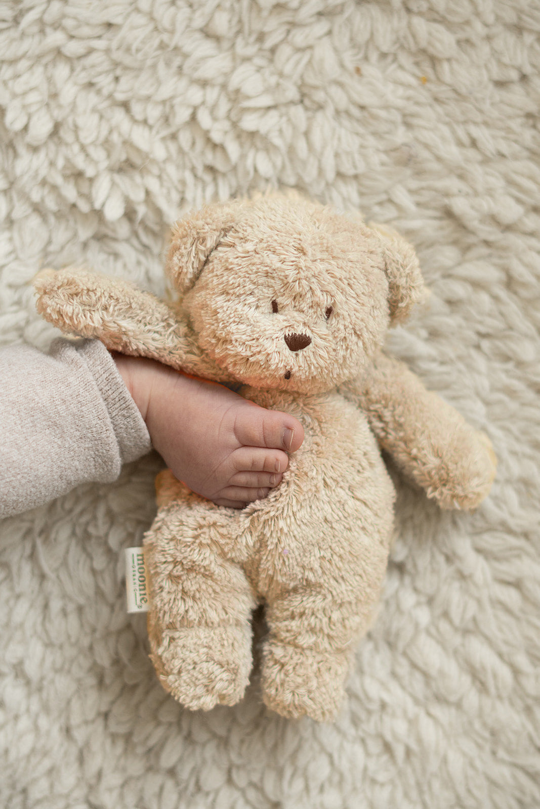 Moonie Bear Moonie Bear- Sensoy Little Teddy - Sand - Pearls & Swines