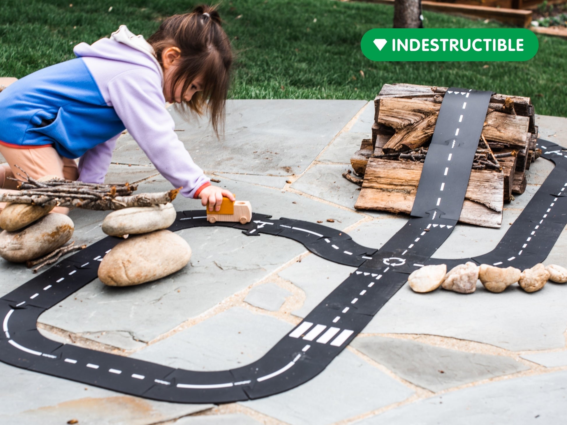 Waytoplay Waytoplay - Highway - 24 Road Pieces - Pearls & Swines