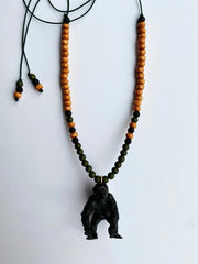 Bymelo Bymelo - Necklace - Animal Gorilla Gin - Pearls & Swines