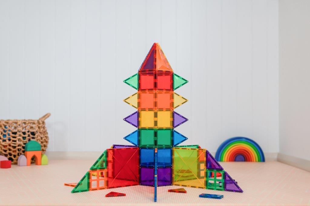 Connetix Tiles Connetix Tiles - Rainbow Creative - Pack 102 pc - Pearls & Swines