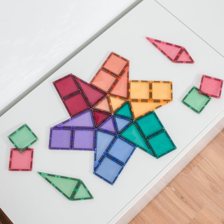 Connetix Tiles Connetix Tiles - Pastel Mini - Pack 32 pc - Pearls & Swines