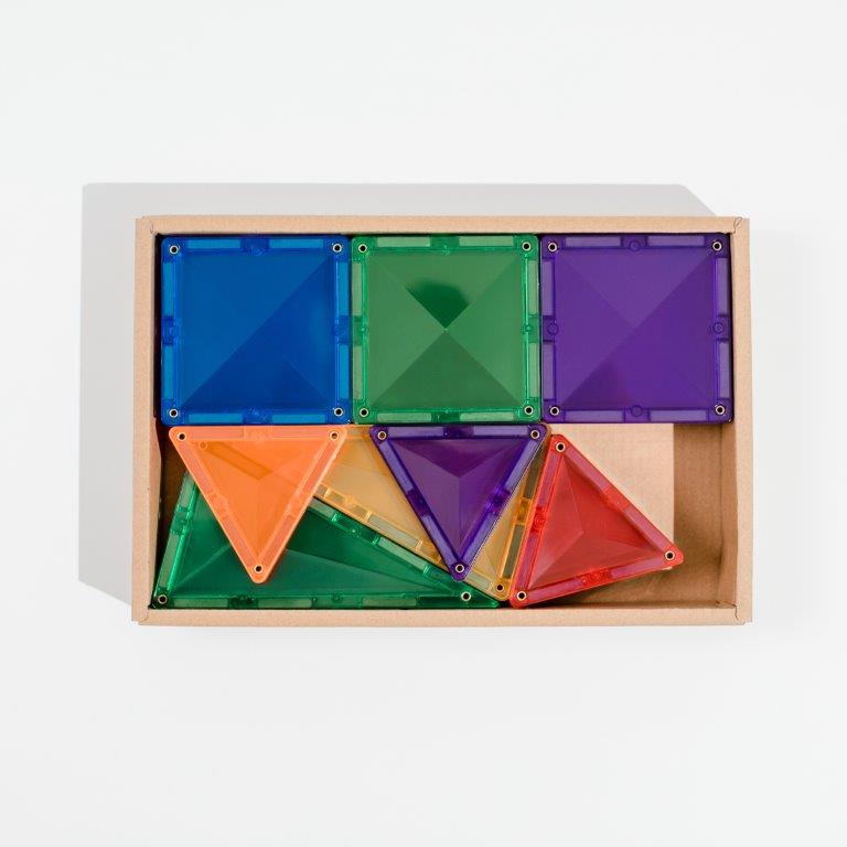 Connetix Tiles Connetix Tiles - Rainbow Mini - Pack 24 pc - Pearls & Swines