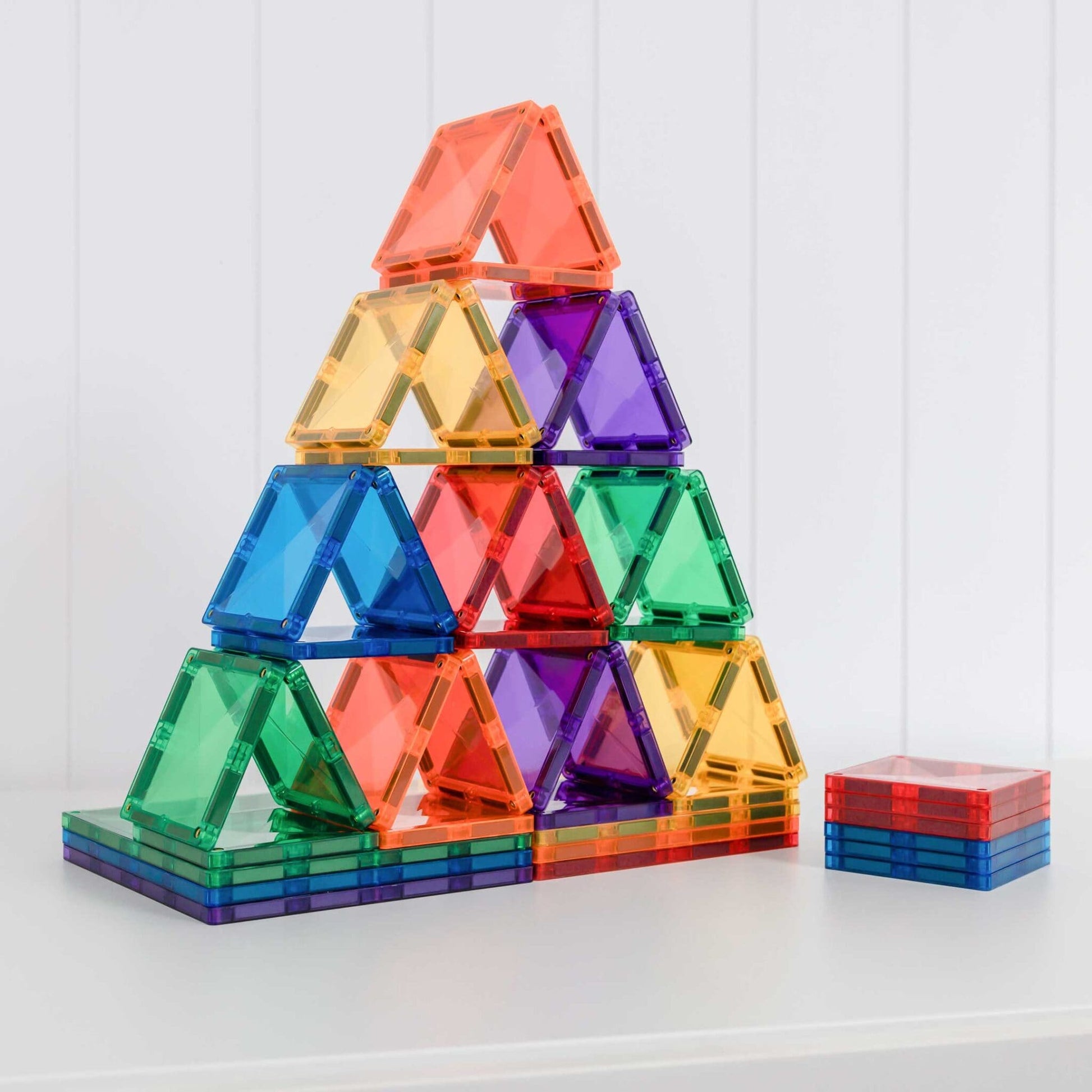 Connetix Tiles Connetix Tiles - Rainbow Square - Pack 42 pc - Pearls & Swines