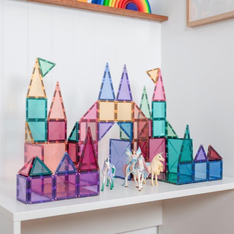 Connetix Tiles Connetix Tiles - Pastel Starter - Pack 64 pc - Pearls & Swines