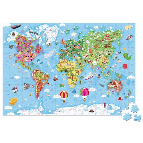 Janod - Puzzle - World Giant