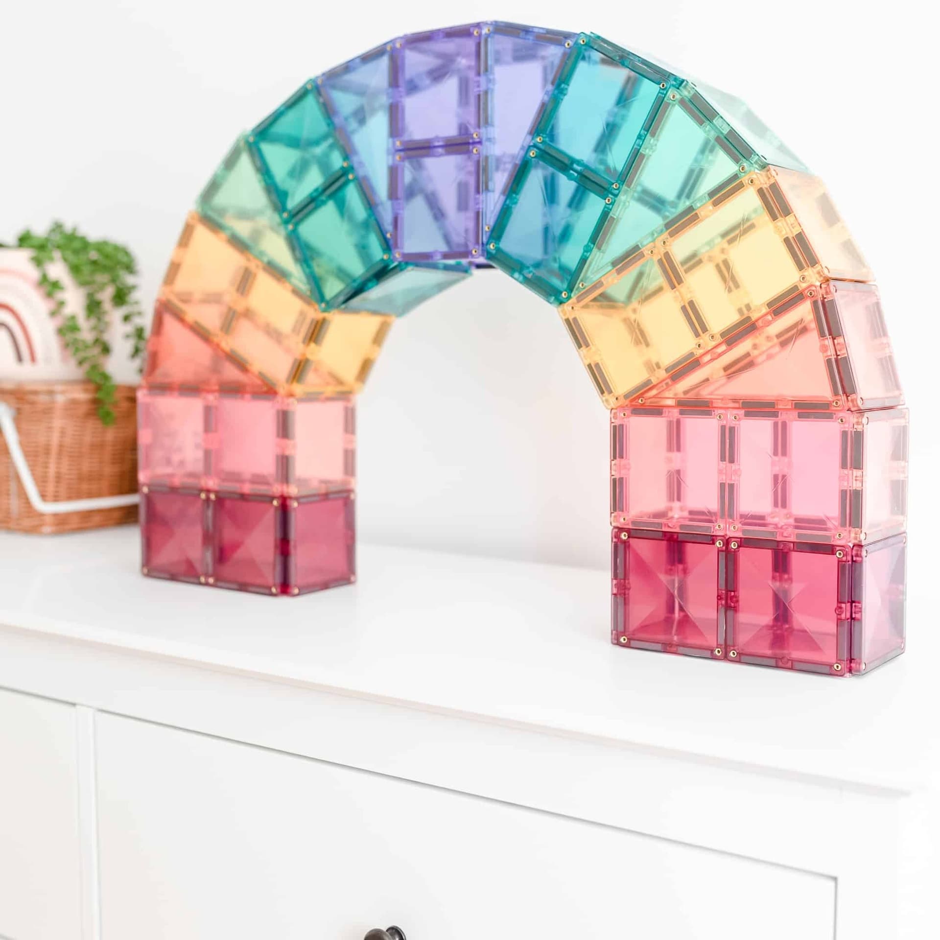 Connetix Tiles Connetix Tiles - Pastel Mega - Pack 202 pc - Pearls & Swines
