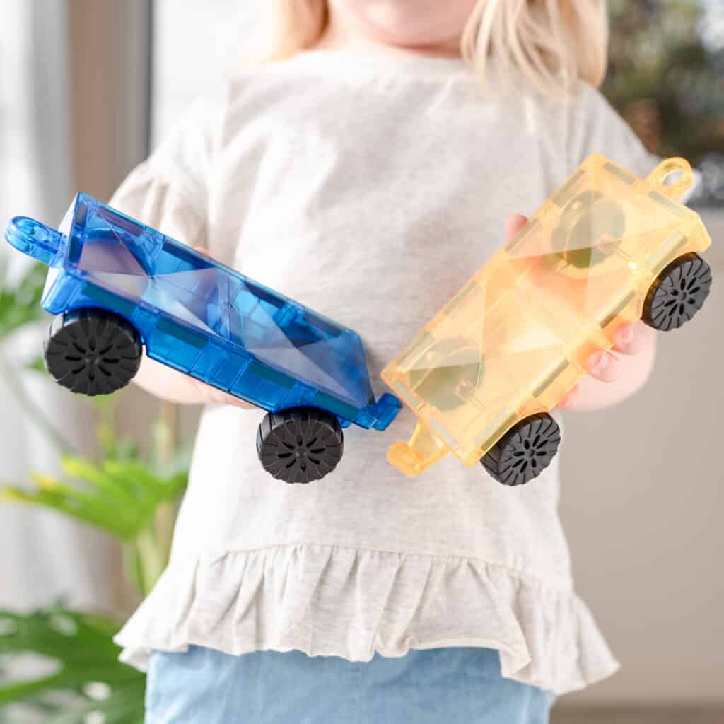 Connetix Tiles Connetix Tiles - Rainbow Car - Pack 2 pc - Pearls & Swines