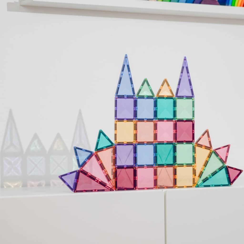 Connetix Tiles Connetix Tiles - Pastel Mini - Pack 32 pc - Pearls & Swines