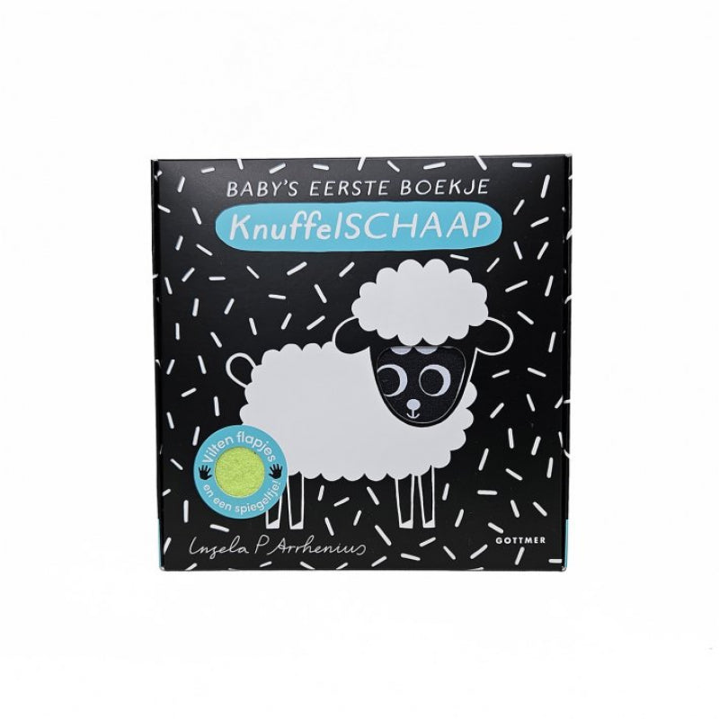 Pearls & Swines Knuffelschaap -Knuffelboekje - Pearls & Swines