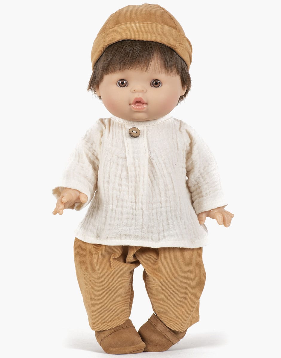 Minikane Minikane Baby Doll Set Mao - Ecru - Pearls & Swines