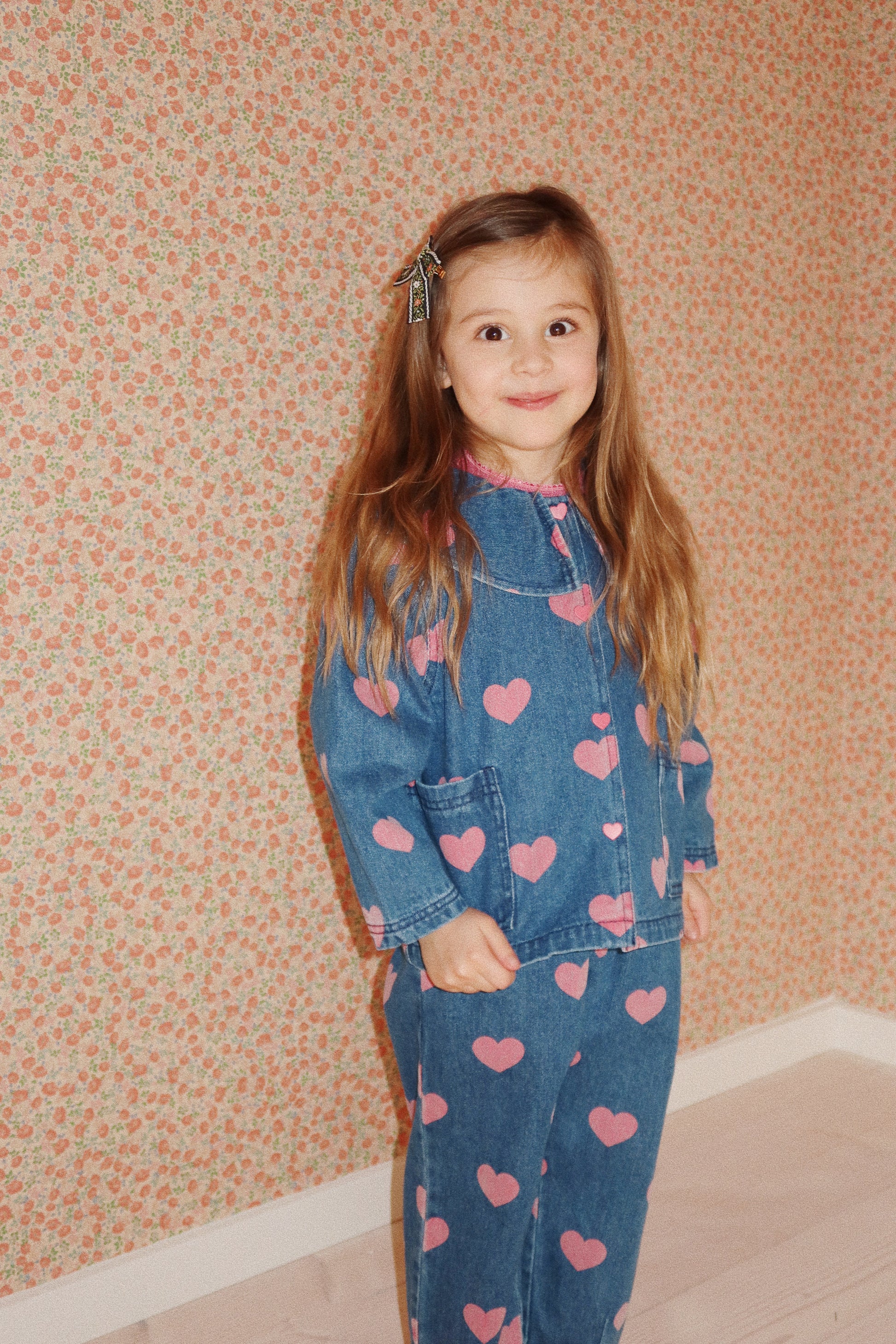 Konges Sløjd Konges Sløjd Magot Denim Shirt - Bon Coeur Pink - Pearls & Swines