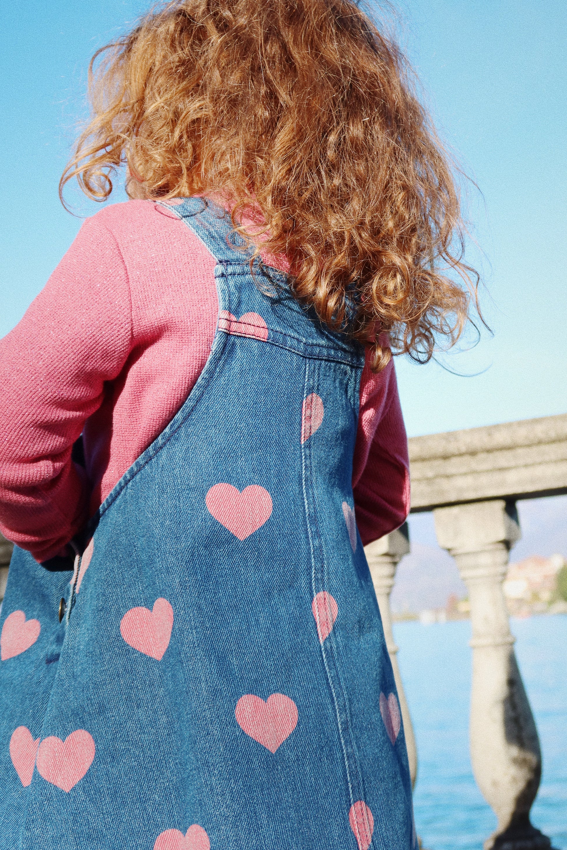 Konges Sløjd Konges Sløjd Overall Dress Gots- Bon Coeur Pink - Pearls & Swines