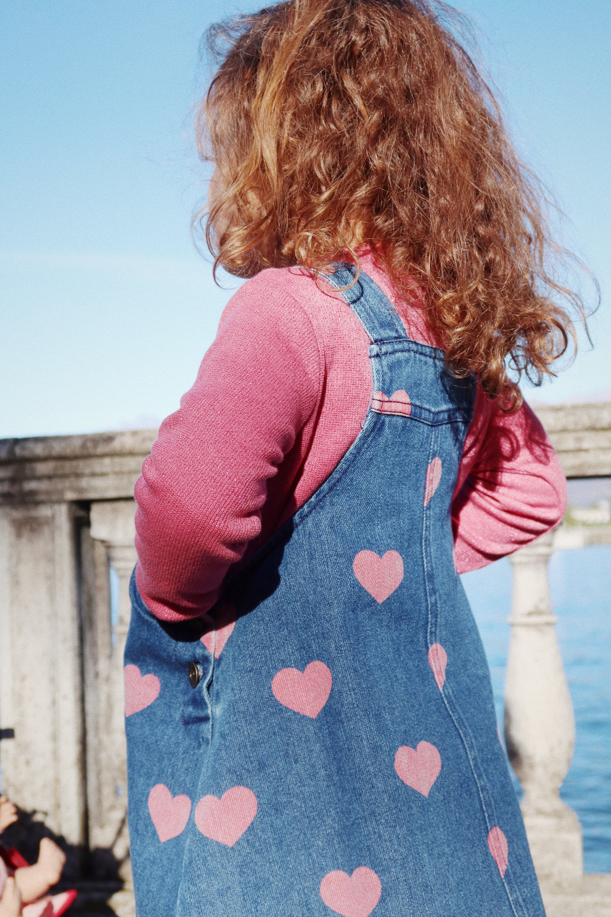 Konges Sløjd Konges Sløjd Overall Dress Gots- Bon Coeur Pink - Pearls & Swines