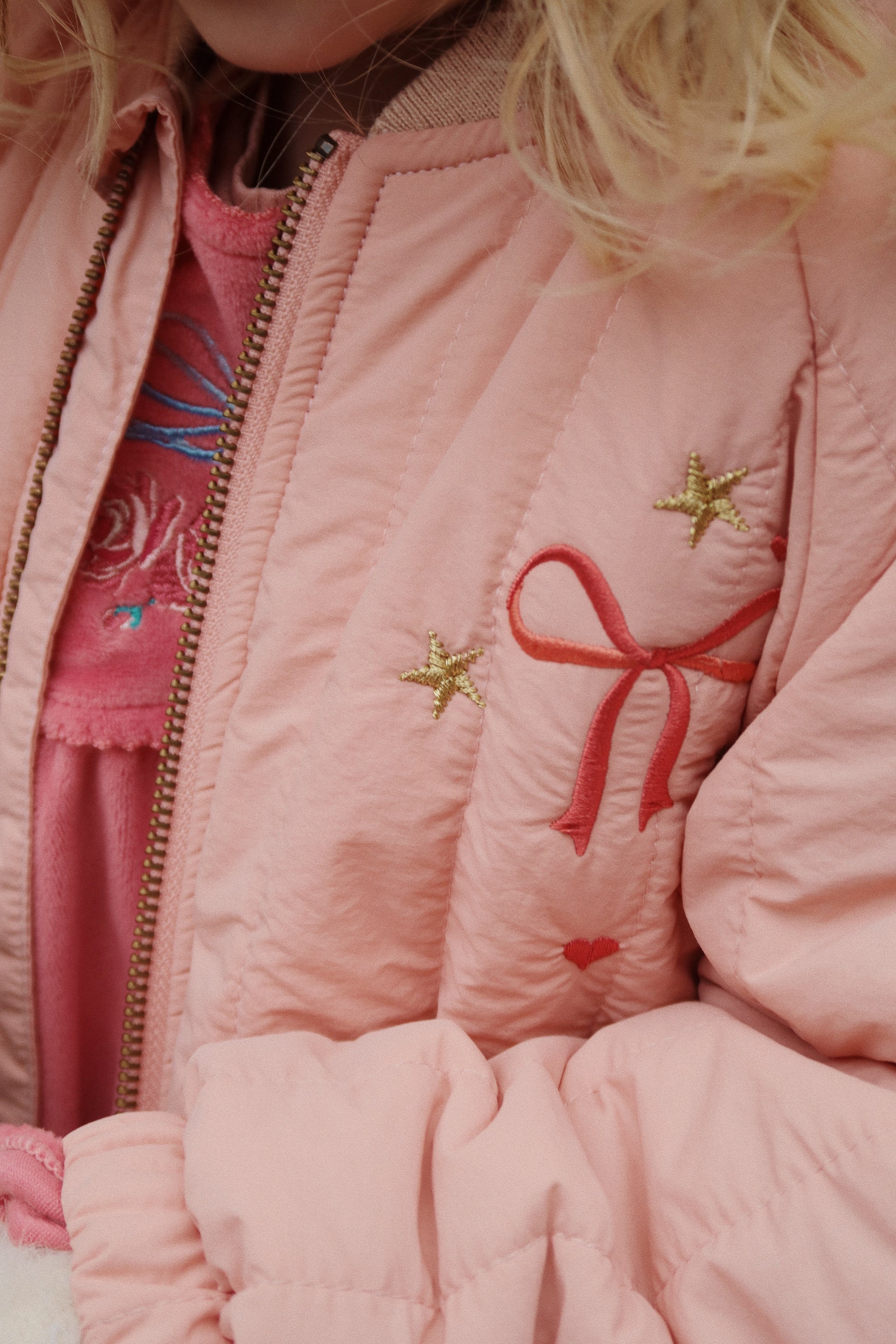 Konges Sløjd Konges Sløjd - Juno Bomber Jacket - Mellow Rose - Pearls & Swines