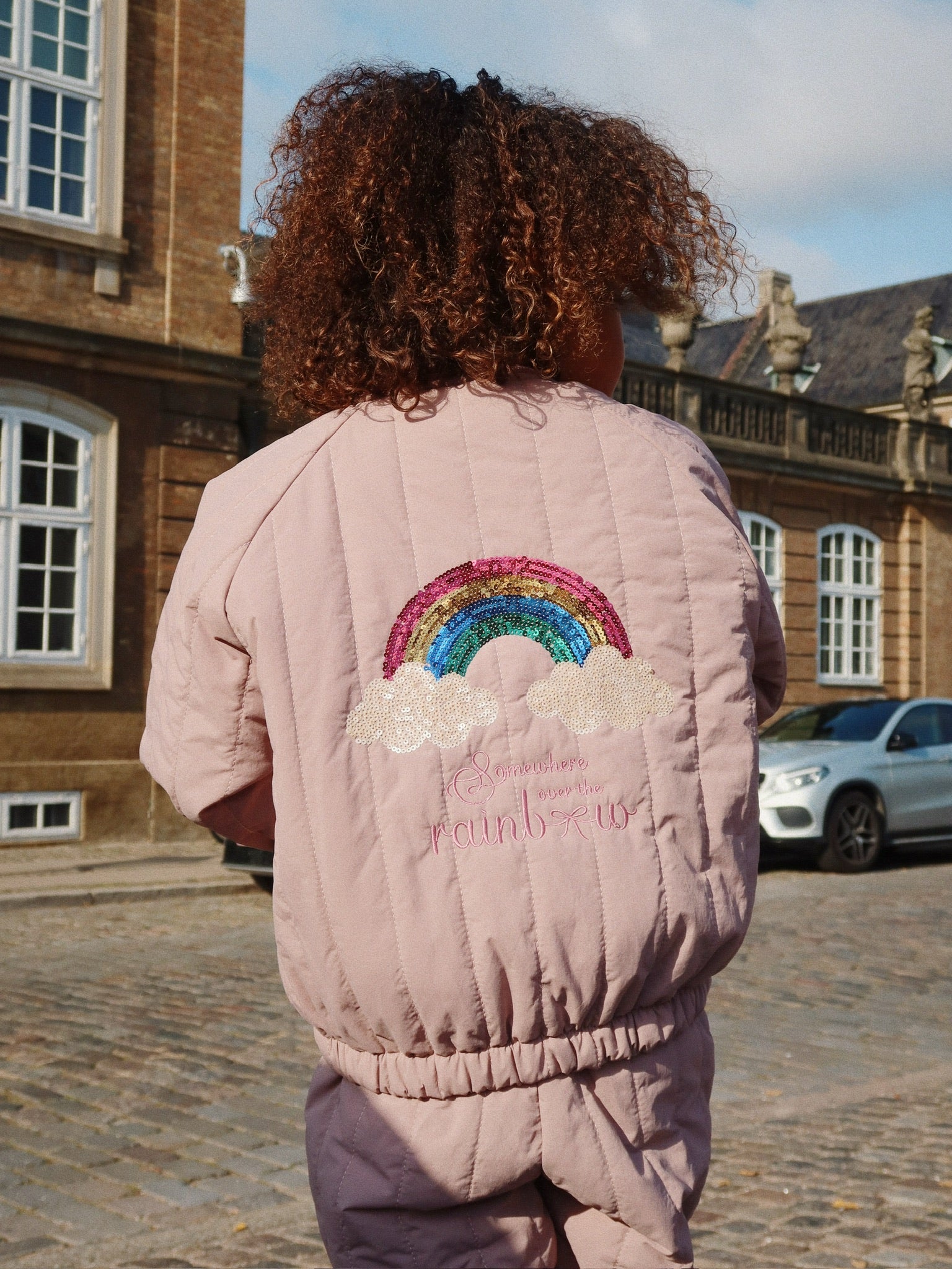 Konges Sløjd Konges Sløjd - Juno Sequin Bomber Jacket - Twilight Mauve - Pearls & Swines