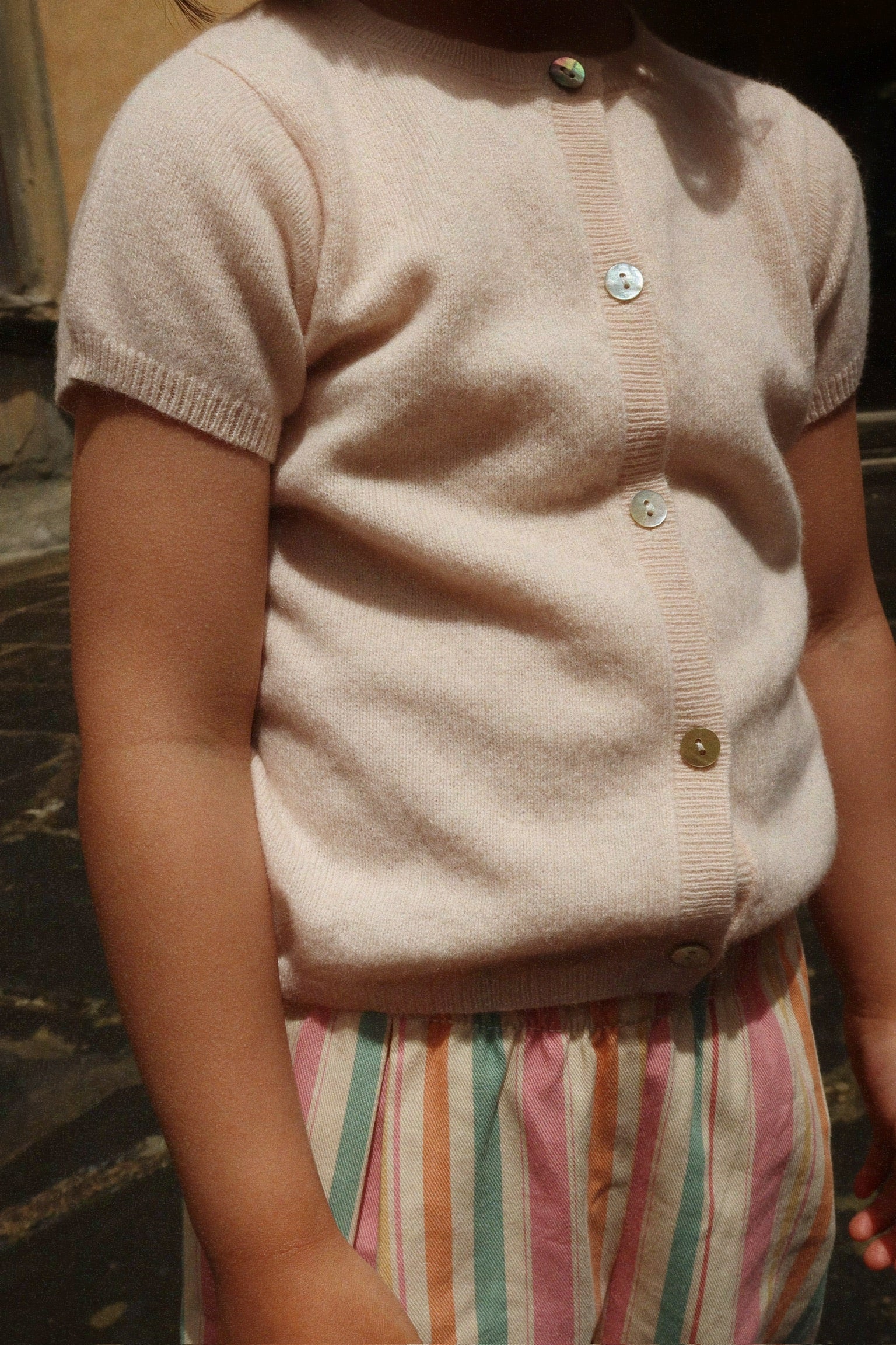 Konges Sløjd Konges Sløjd - Basi Cardigan - Buttercream - Pearls & Swines
