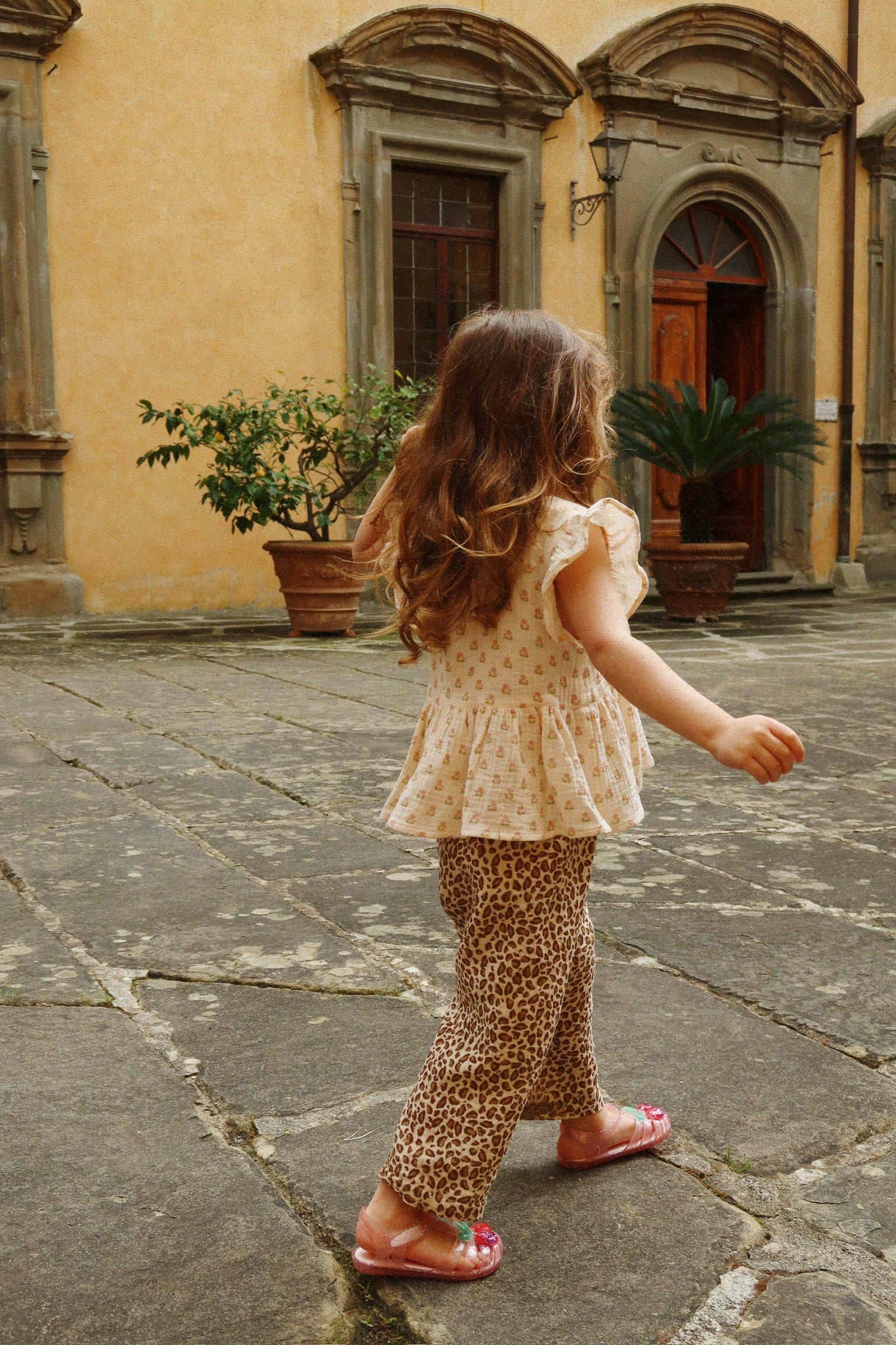 Konges Sløjd Konges Sløjd - Coco Pants GOTS - Leo - Pearls & Swines