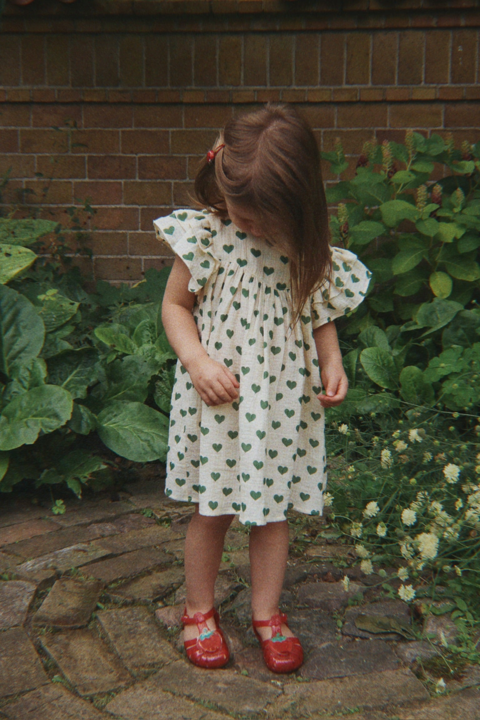 Konges Sløjd Sun Sale - Konges Sløjd - Coco Dress GOTS - Amour Verde - Pearls & Swines