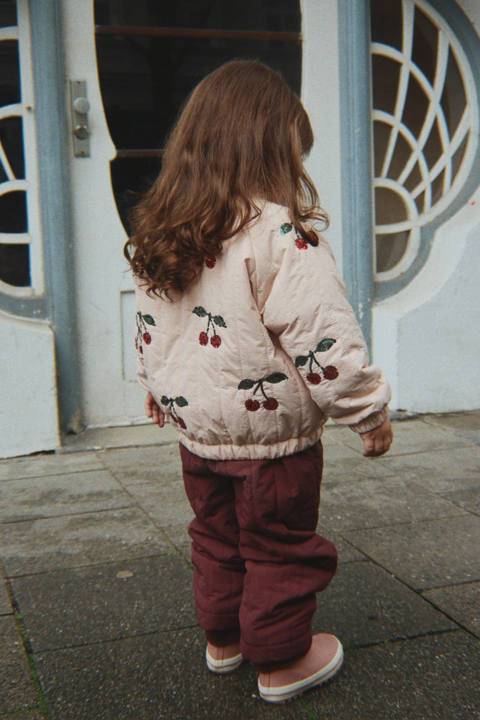Konges Sløjd Konges Sløjd - Juno Sequin Bomber Jacket - Cameo Rose - Pearls & Swines