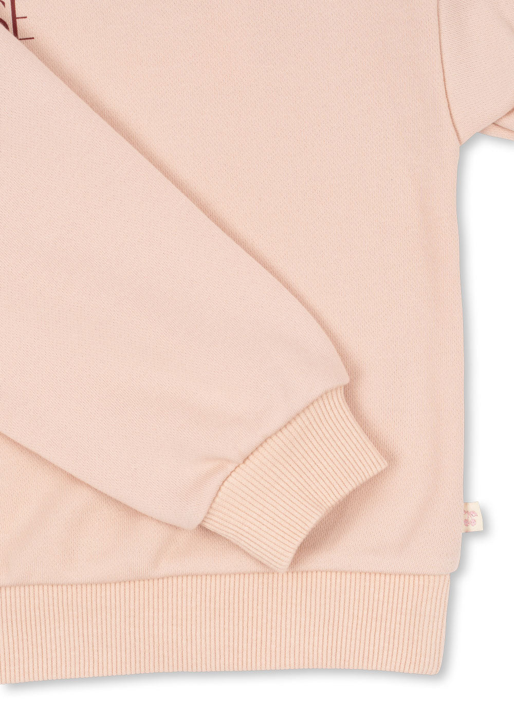 Konges Sløjd Konges Sløjd Lou Glitter Sweatshirt - Cameo Rose - Pearls & Swines