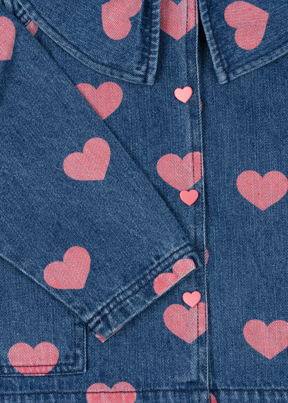 Konges Sløjd Konges Sløjd Magot Denim Shirt - Bon Coeur Pink - Pearls & Swines