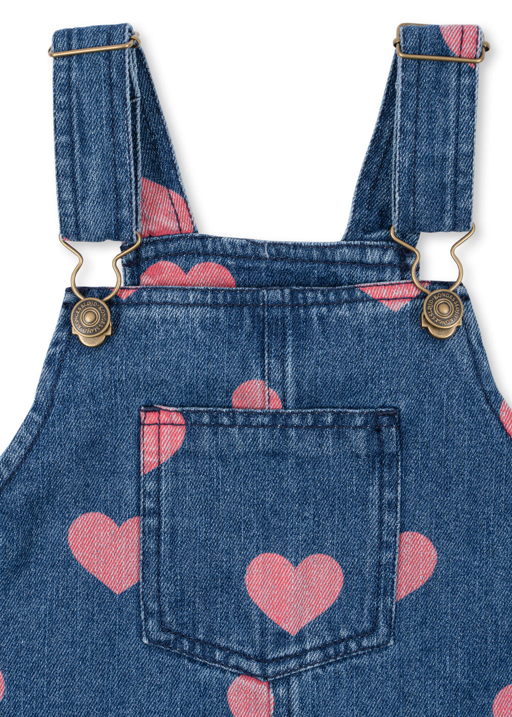Konges Sløjd Konges Sløjd Overall Dress Gots- Bon Coeur Pink - Pearls & Swines