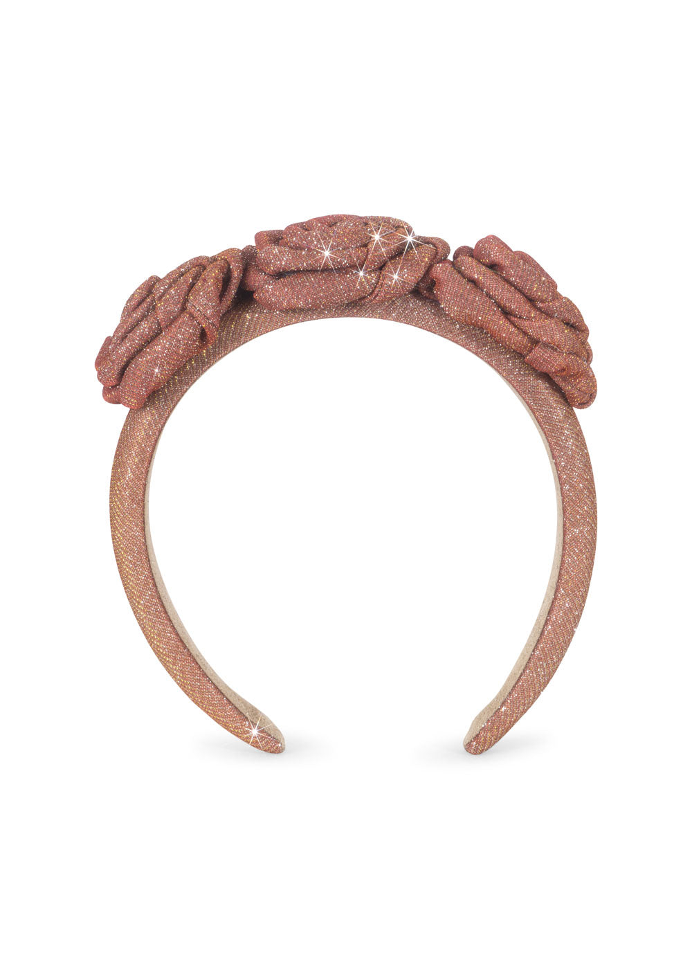 Konges Sløjd Konges Sløjd Rosie Glitter Hairbrace - Mellow Rose - Pearls & Swines