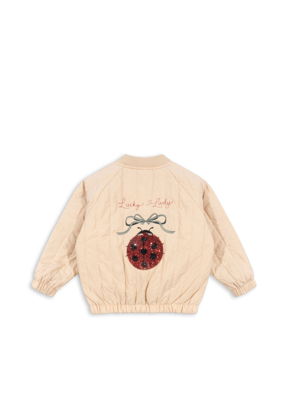 Konges Sløjd Konges Sløjd - Juno Sequin Bomber Jacket - Frappé - Pearls & Swines