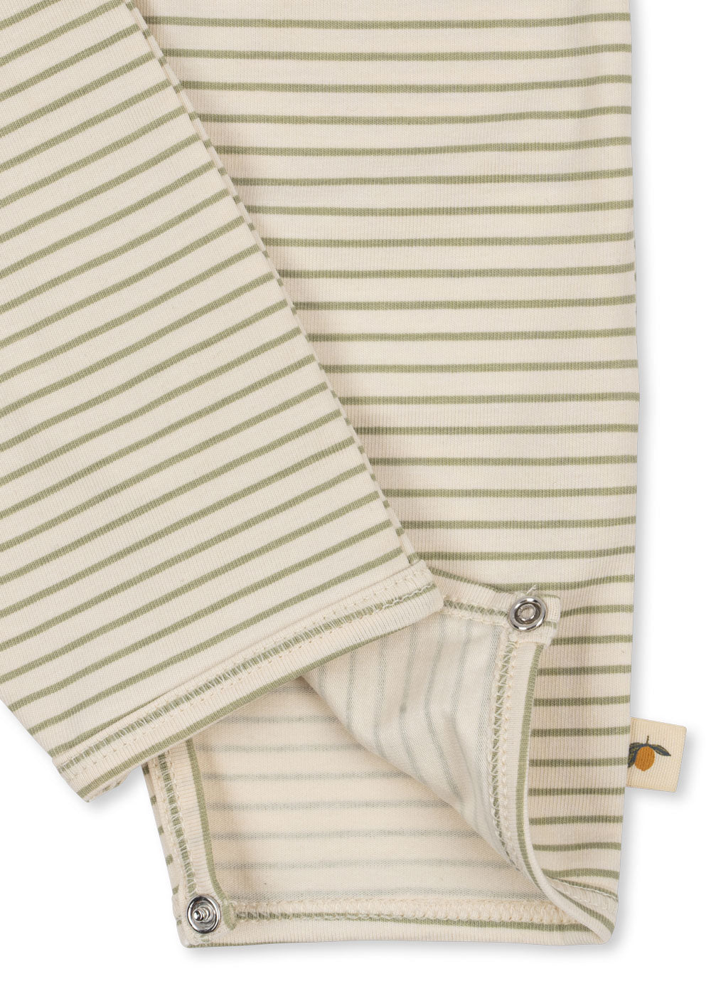 Konges Sløjd Konges Sløjd - Basic Onesie Gots - Tea Stripe - Pearls & Swines
