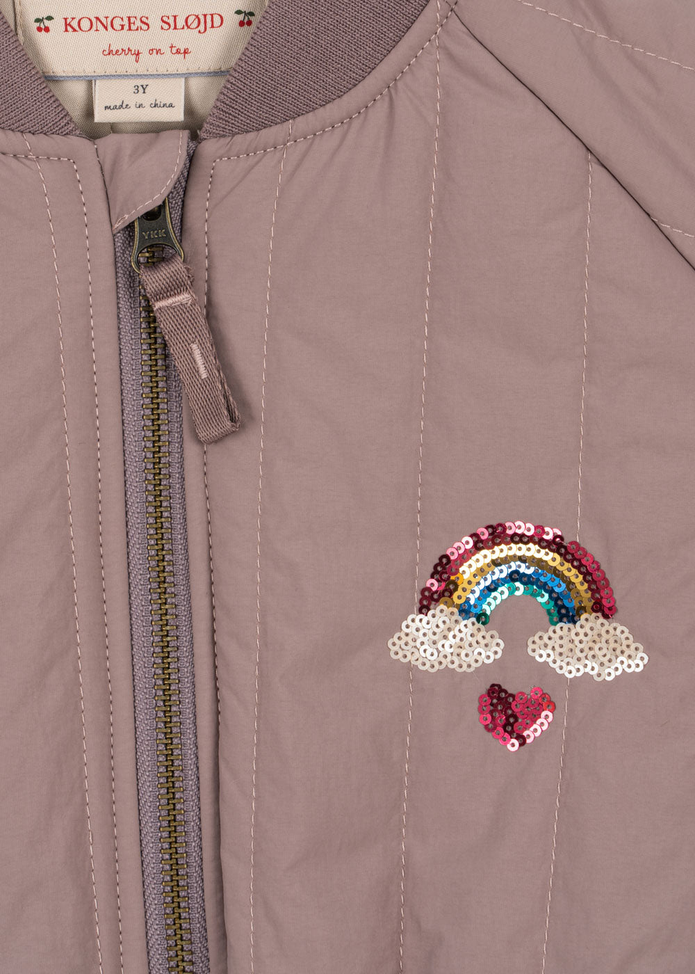 Konges Sløjd Konges Sløjd - Juno Sequin Bomber Jacket - Twilight Mauve - Pearls & Swines