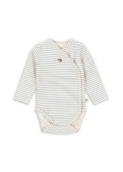 Konges Sløjd Konges Sløjd - Newborn Body - Stripe Blue - Pearls & Swines