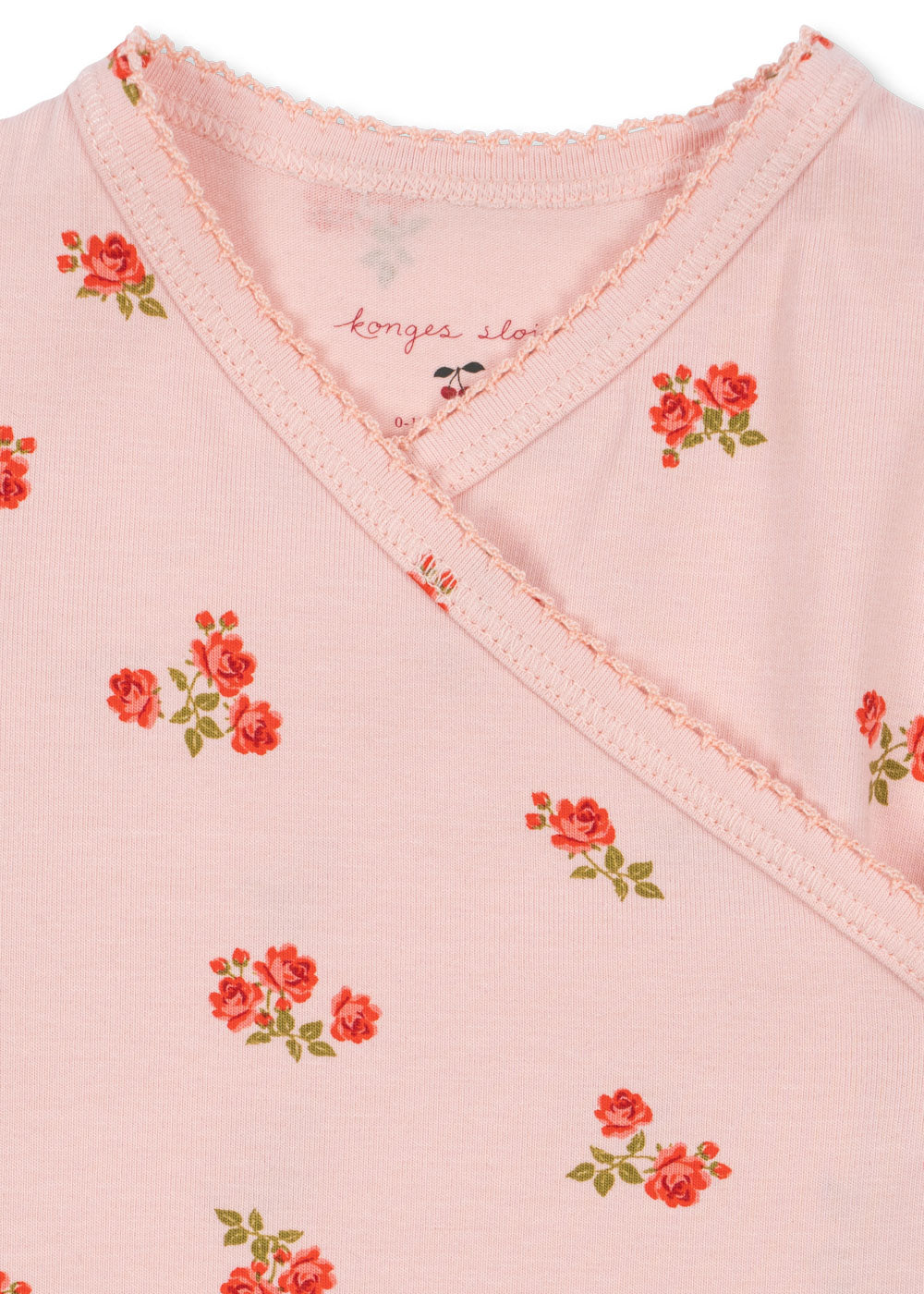 Konges Sløjd Konges Sløjd - Premature Onesie - Rosa Pink - Pearls & Swines