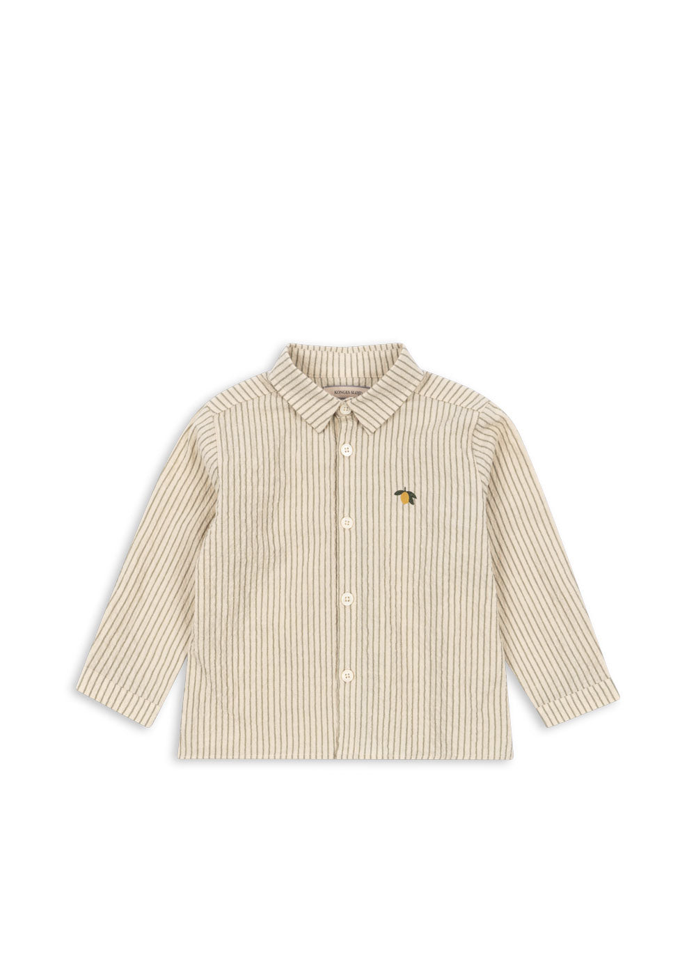 Konges Sløjd Konges Sløjd - Elliot LS Shirt GOTS - Tea Stripe - Pearls & Swines