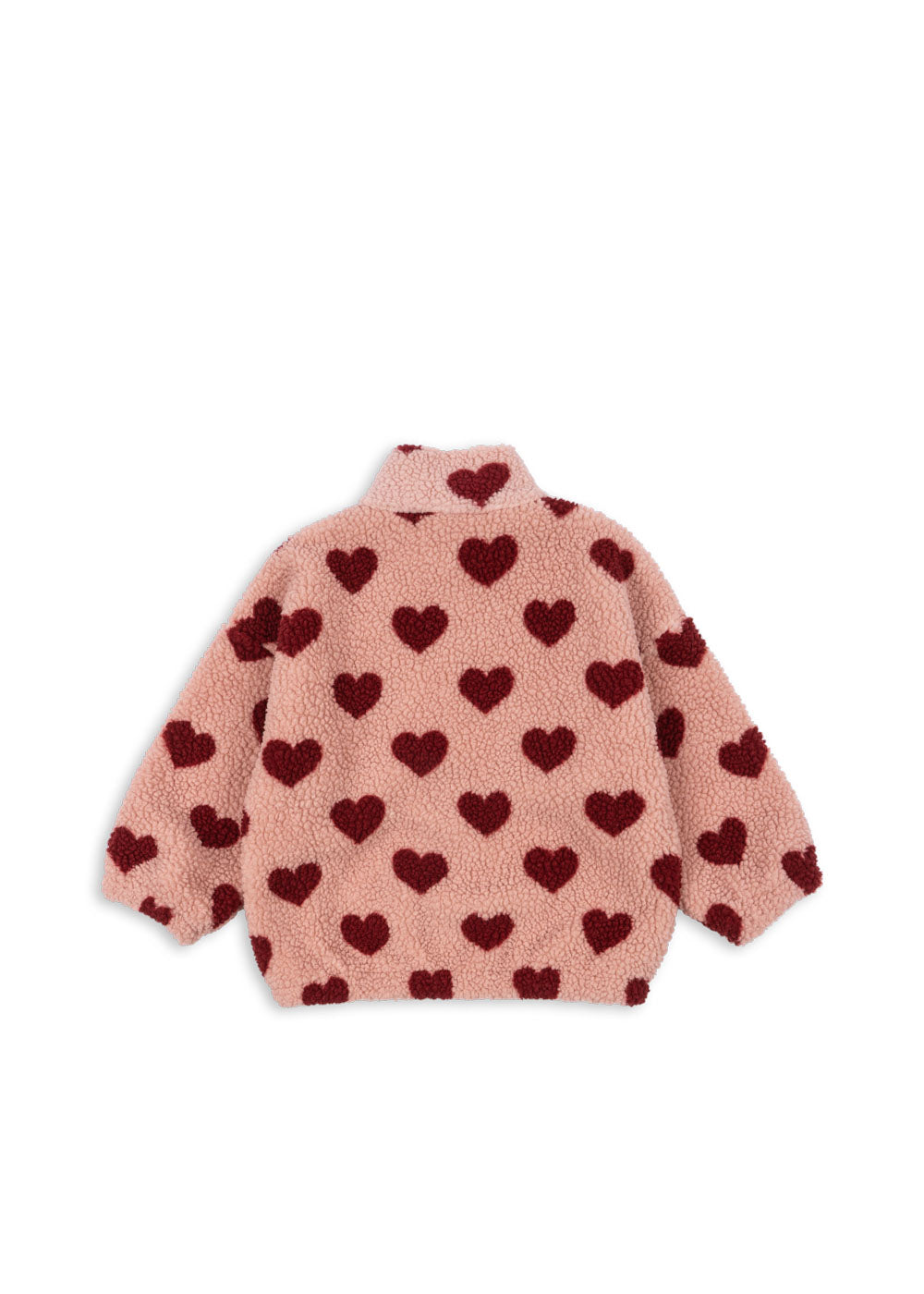 Konges Sløjd Konges Sløjd - Jody Teddy half zip GRS - Coeur Mellow - Pearls & Swines