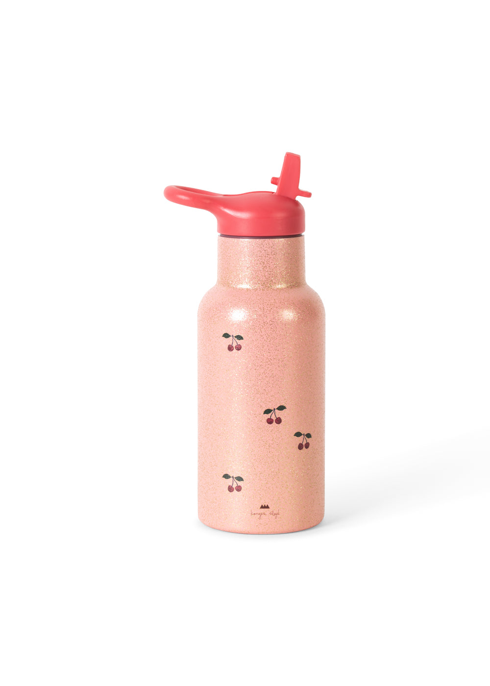 Konges Sløjd Konges Sløjd - Glitter Thermo Bottle - Cherry Glitter - Pearls & Swines